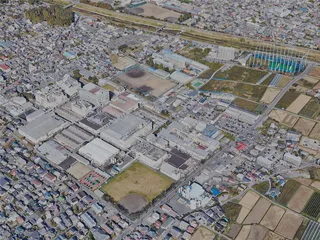 Matsumoto City, Japan (2023) 3D Model