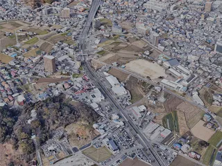 Matsuyama City, Japan (2023) 3D Model