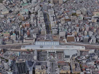 Niigata City, Japan (2023) 3D Model