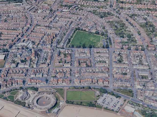 Eastbourne City, UK (2024) 3D Model