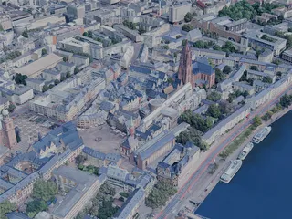 Frankfurt City, Germany (2024) 3D Model