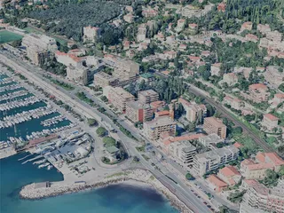 Menton City, France (2023) 3D Model