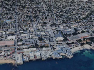 Monterey City, CA, USA (2024) 3D Model