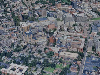 New Haven City, CT, USA (2024) 3D Model