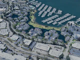 Oakland City, CA, USA (2023) 3D Model