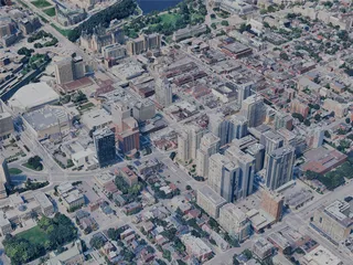 Ottawa City, ON, Canada (2024) 3D Model