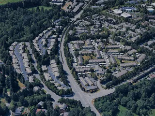 Redmond City, WA, USA (2024) 3D Model