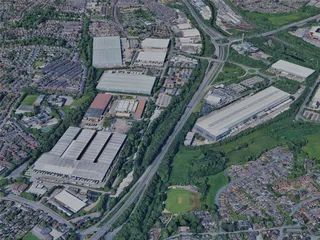 Stoke on Trent City, UK (2024) 3D Model