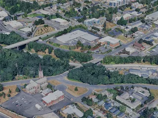 Tacoma City, WA, USA (2024) 3D Model