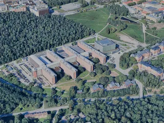 Uppsala City, Sweden (2023) 3D Model