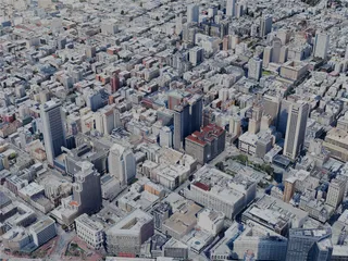 San Francisco City, CA, USA (2024) 3D Model