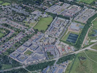 Cambridge City, UK (2024) 3D Model