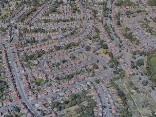 Derby City, UK (2022) 3D Model