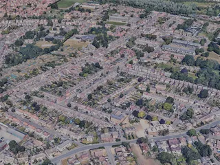 Peterborough City, UK (2023) 3D Model