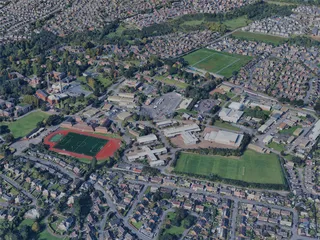 Lisburn City, UK (2024) 3D Model