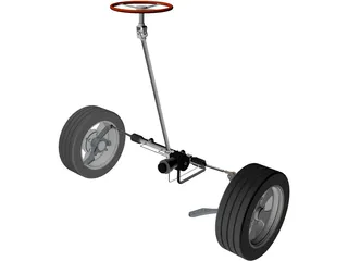 Steering System 3D Model