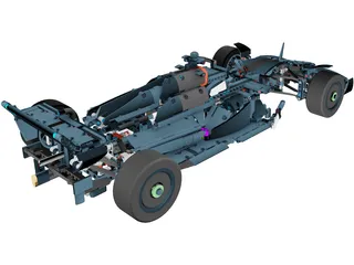 Mercedes-AMG Petronas F1 Lego 3D Model