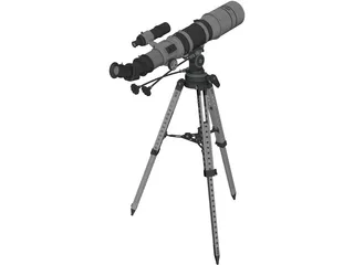 Telescope Space Hunter 3D Model