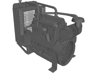 Diesel Motor 3D Model