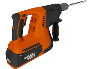 Black and Decker Hand Drill 3D Model
