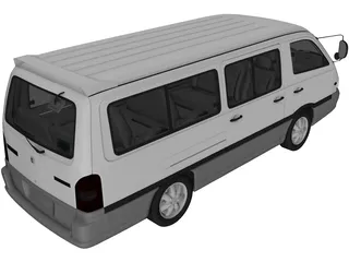 SsangYong Istana 2.9D (1996) 3D Model