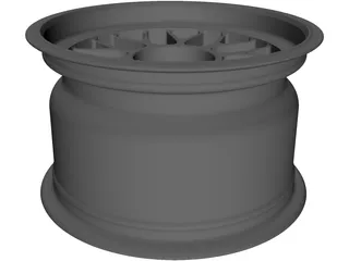 BBS Centerlock Wheel 13in x 8in 3D Model