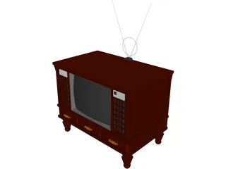 Television 3D Model