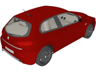 Alfa Romeo 147 TI 3D-Modell in Kompaktwagen 3DExport