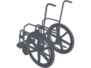 Wheelchair Chassis 3D Model