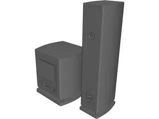 Speakers 3D Model