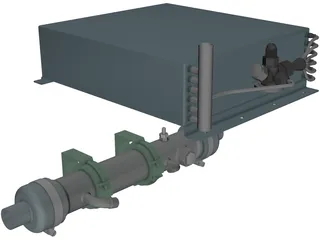 AC&R Evaperator and Condenser 3D Model