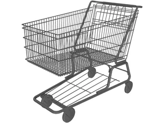 Shopping Cart 3D Model