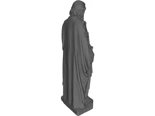 St. Joseph Statue 3D Model