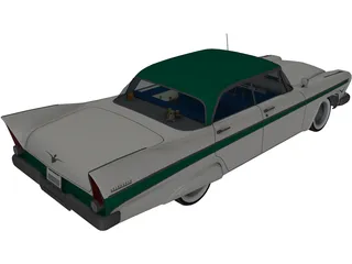 Plymouth Belvedere (1957) 3D Model