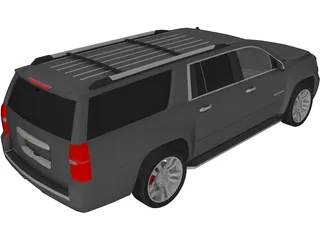 Chevrolet Suburban (2014) 3D Model