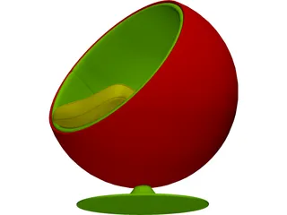 Egg Chair 3D Model