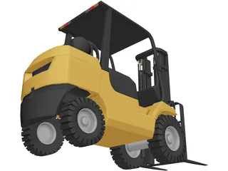 Forklift 3D Model