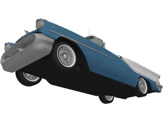 Oldsmobile Starfire 98 Convertible (1957) 3D Model