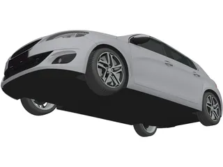 Peugeot 308 (2014) 3D Model
