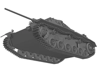 Panzer 3D Model