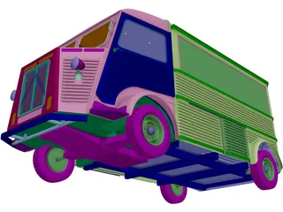 Citroen Le Type H 3D Model