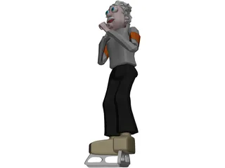 Ice Hockey Referee 3D Model