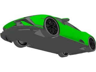 Lamborghini Huracan Tecnica (2023) 3D Model