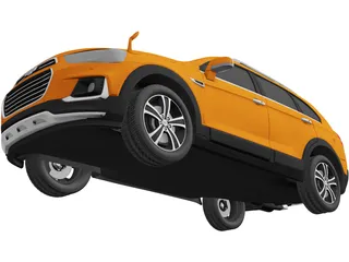 Chevrolet Captiva JP 3D Model