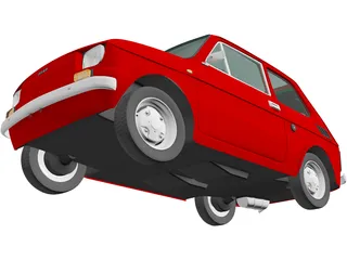 Fiat 126p (1976) 3D Model