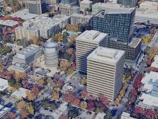 Sacramento City, USA (2024) 3D Model