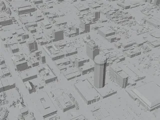 Springfield City, IL, USA (2022) 3D Model