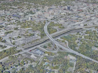 Topeka City, KS, USA (2024) 3D Model