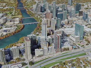 Austin City, USA (2024) 3D Model