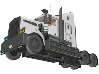 Kenworth T908 3D Model